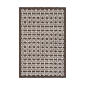 Agostina 90 X 60 inch Brown and Neutral Area Rug, Wool and Cotton