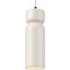 Radiance Collection 1 Light 4 inch Matte White Pendant Ceiling Light