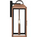 Beryn 2 Light 15.5 inch Aged Copper Outdoor Wall Lantern