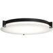 Matrix LED 18 inch Black Flush Mount Ceiling Light