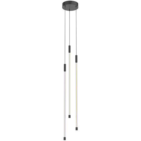 Motif LED 5.5 inch Black Multi-Pendant Ceiling Light