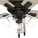 Crestfield 52 inch Noble Bronze with Bleached Grey Pine/Greyed Walnut Blades Ceiling Fan