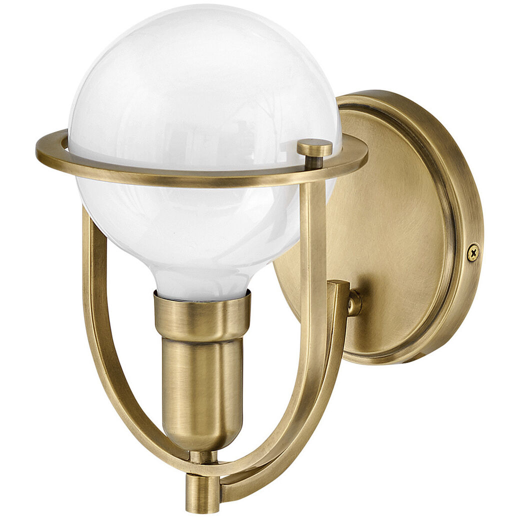 Somerset 1 Light 7.5 inch Heritage Brass Vanity Light Wall Light