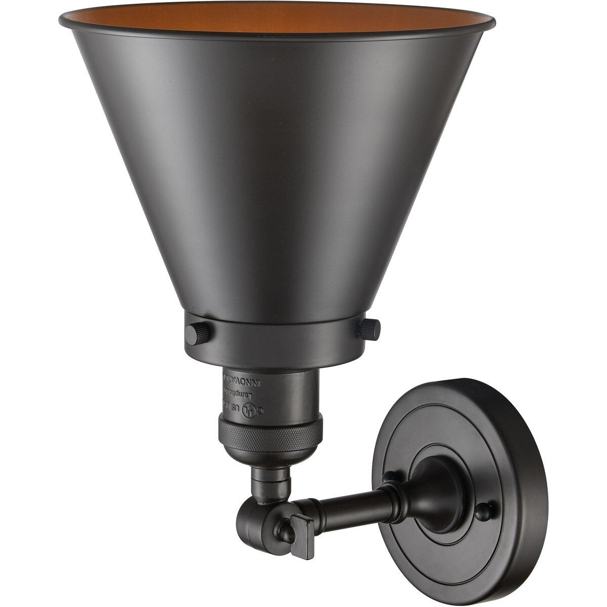 Franklin Restoration Appalachian 1 Light 8 inch Oil Rubbed Bronze Semi-Flush Mount Ceiling Light, Franklin Restoration