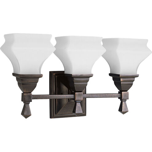 Bratenahl 3 Light 18 inch Venetian Bronze Bath Vanity Wall Light