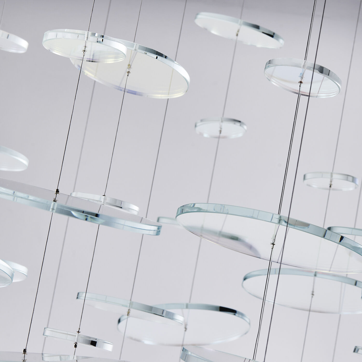 Spettro 13 Light 36 inch Polished Chrome Chandelier Ceiling Light