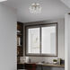 Willow 3 Light 13 inch Brushed Nickel Flush Mount Ceiling Light