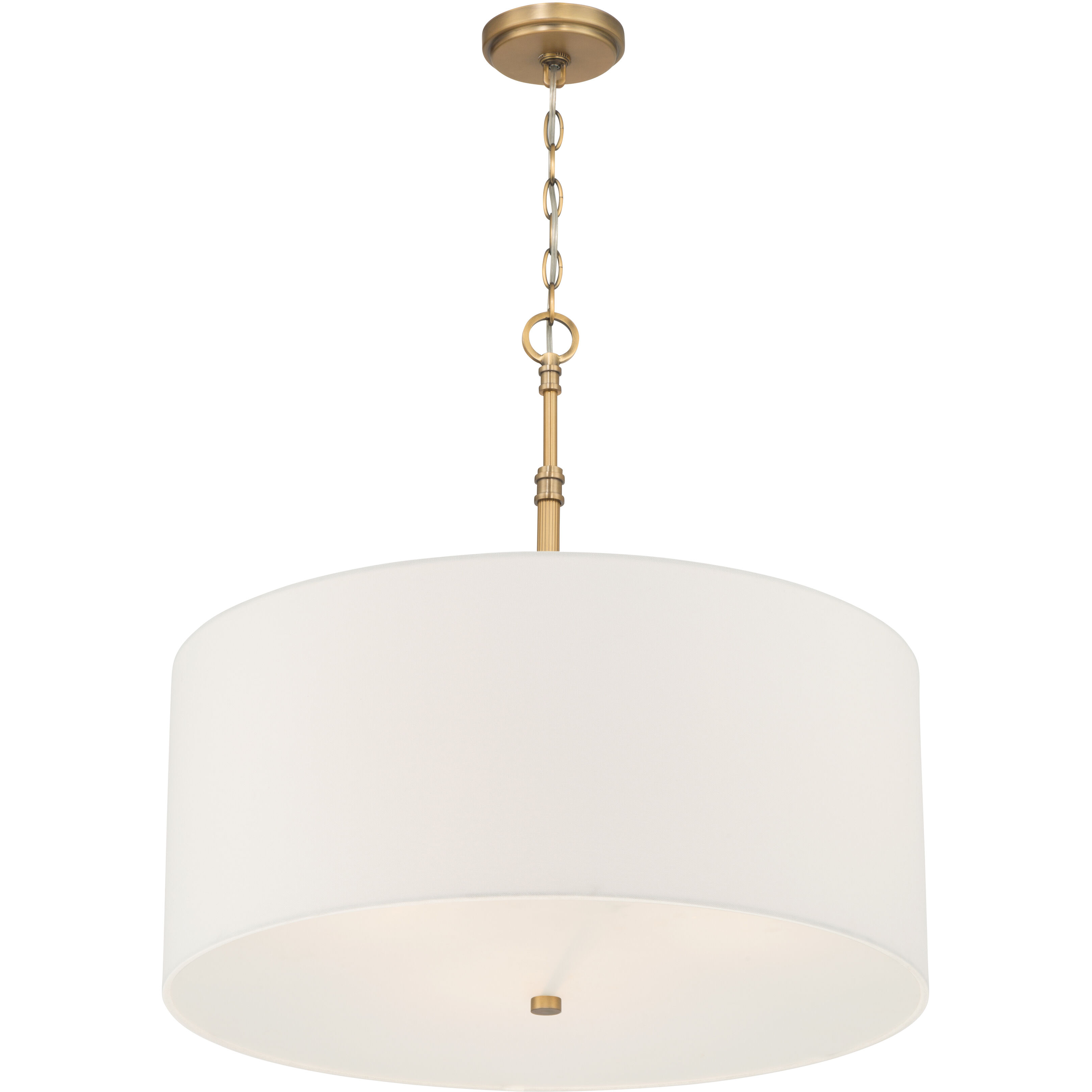 Molvene 3 Light 24 inch Legacy Brass Pendant Ceiling Light