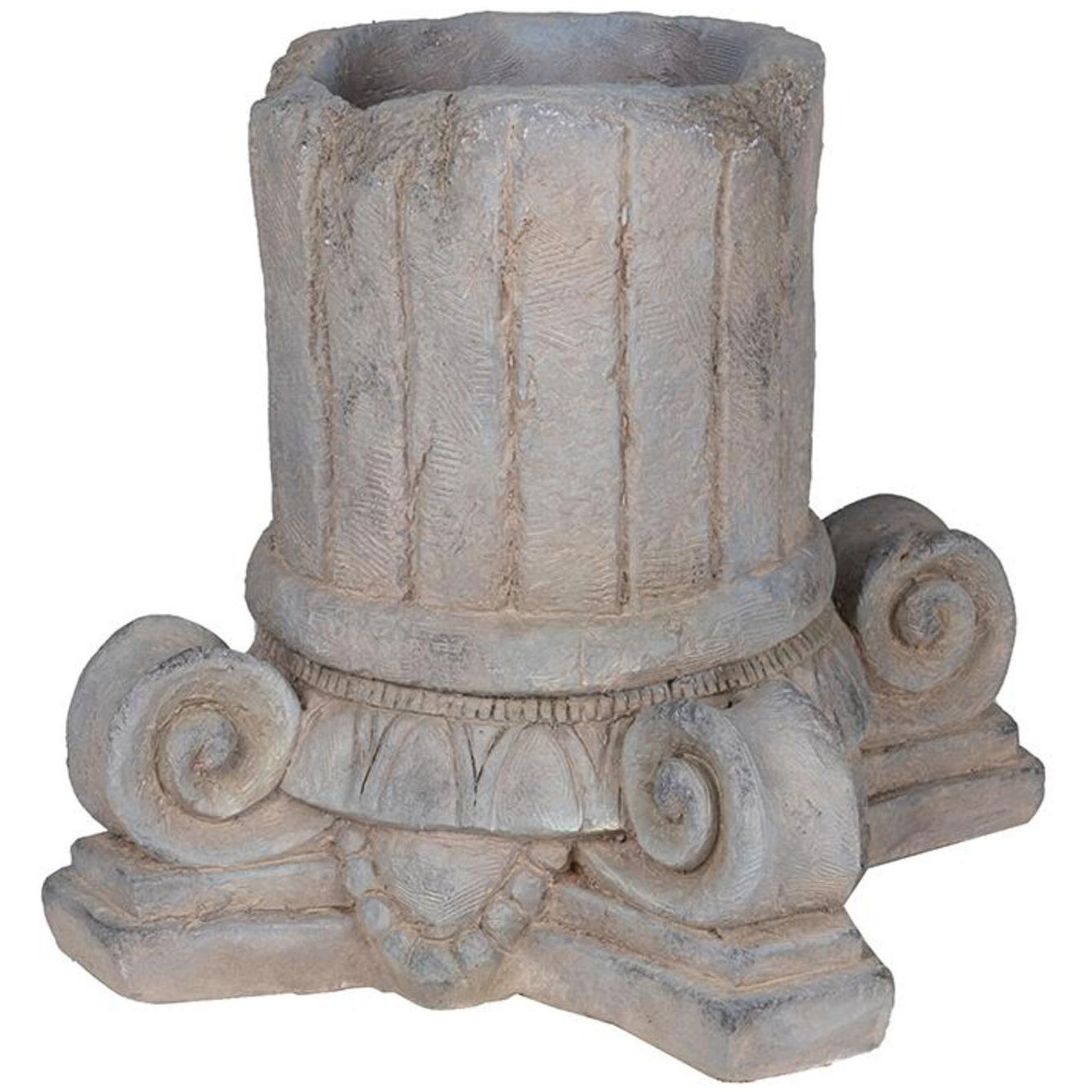 Greek-Style Column Gray Décor