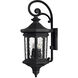 Estate Series Raley LED 32 inch Museum Black Outdoor Wall Mount Lantern, Large