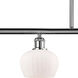 Ballston Fenton LED 48 inch Polished Chrome Island Light Ceiling Light in Matte White Glass, Ballston