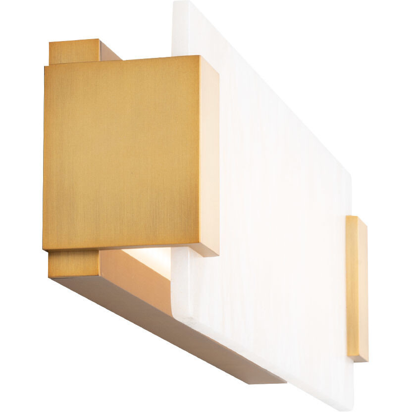 Quarry LED 18 inch Aged Brass Bath Vanity & Wall Light in 18in.