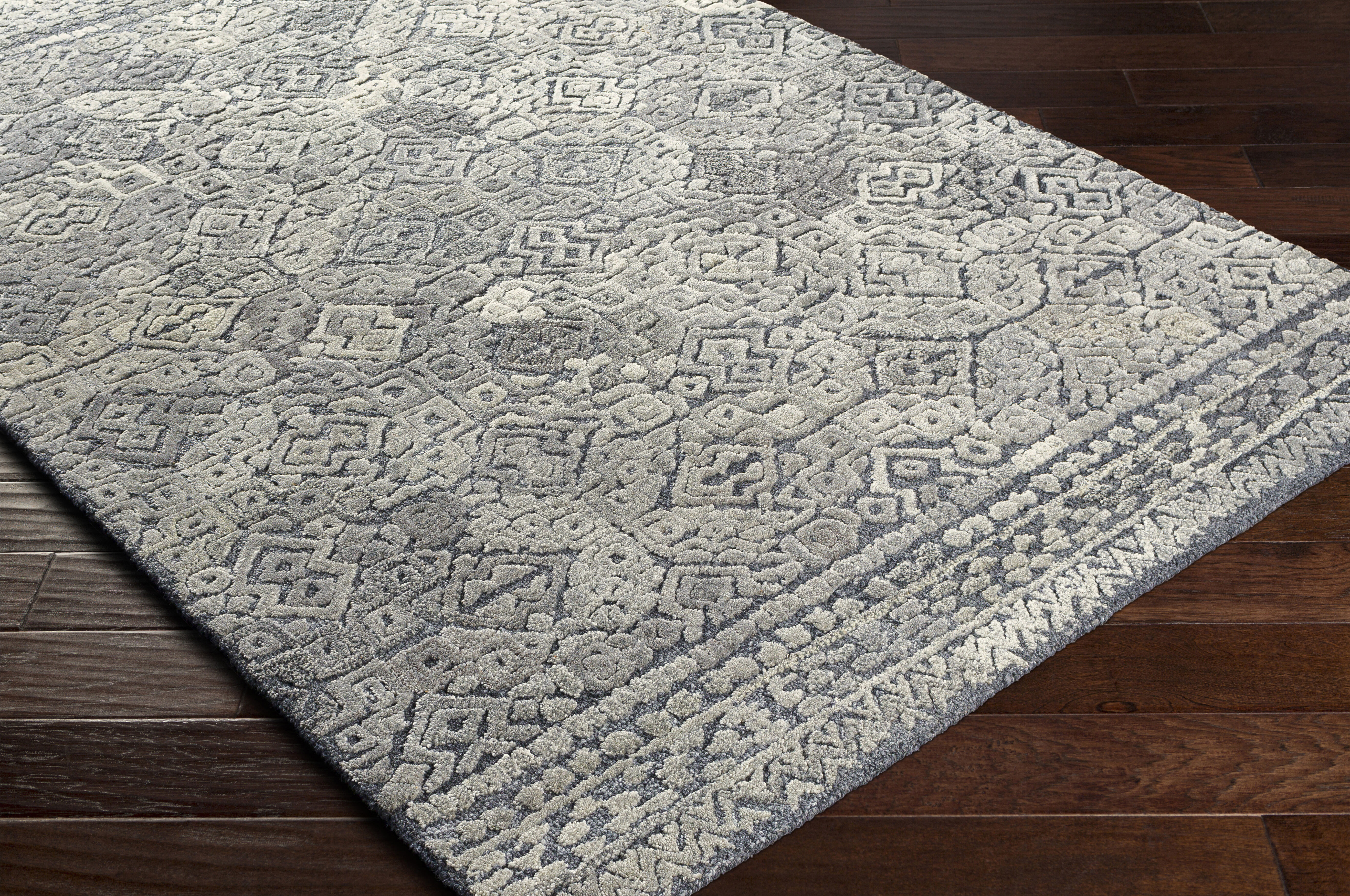 Vancouver 144 X 106 inch Light Slate Rug in 9 X 12, Rectangle