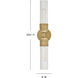 Soren 2 Light 5 inch Heritage Brass Bath Light Wall Light
