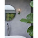 Elena 1 Light 6.3 inch Polished Chrome Bathroom Wall Light