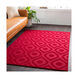 Central Park 96 X 27 inch Bright Red Indoor Runner, Runner