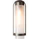 Alcove 1 Light 19.6 inch Coastal Dark Smoke Outdoor Sconce in Frosted, Medium