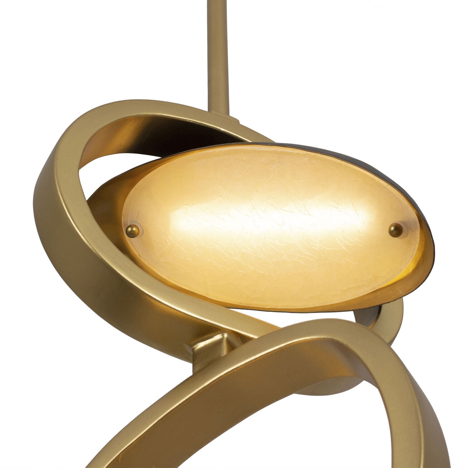 Onyx 13 inch Brushed Gold and Satin Bronze Pendant Ceiling Light