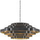 Bailey 6 Light 48 inch French Black Chandelier Ceiling Light, Bunny Williams Collection