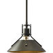 Henry 1 Light 9.2 inch Black and Dark Smoke Mini Pendant Ceiling Light in Black/Dark Smoke