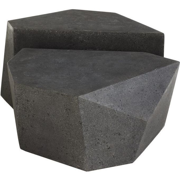 Drover Black Outdoor Cocktail Tables, Set of 2