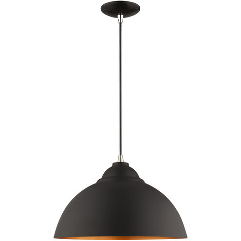 Allison 1 Light 16 inch Black Mini Pendant Ceiling Light