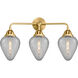 Nouveau 2 Geneseo LED 25 inch Satin Gold Bath Vanity Light Wall Light