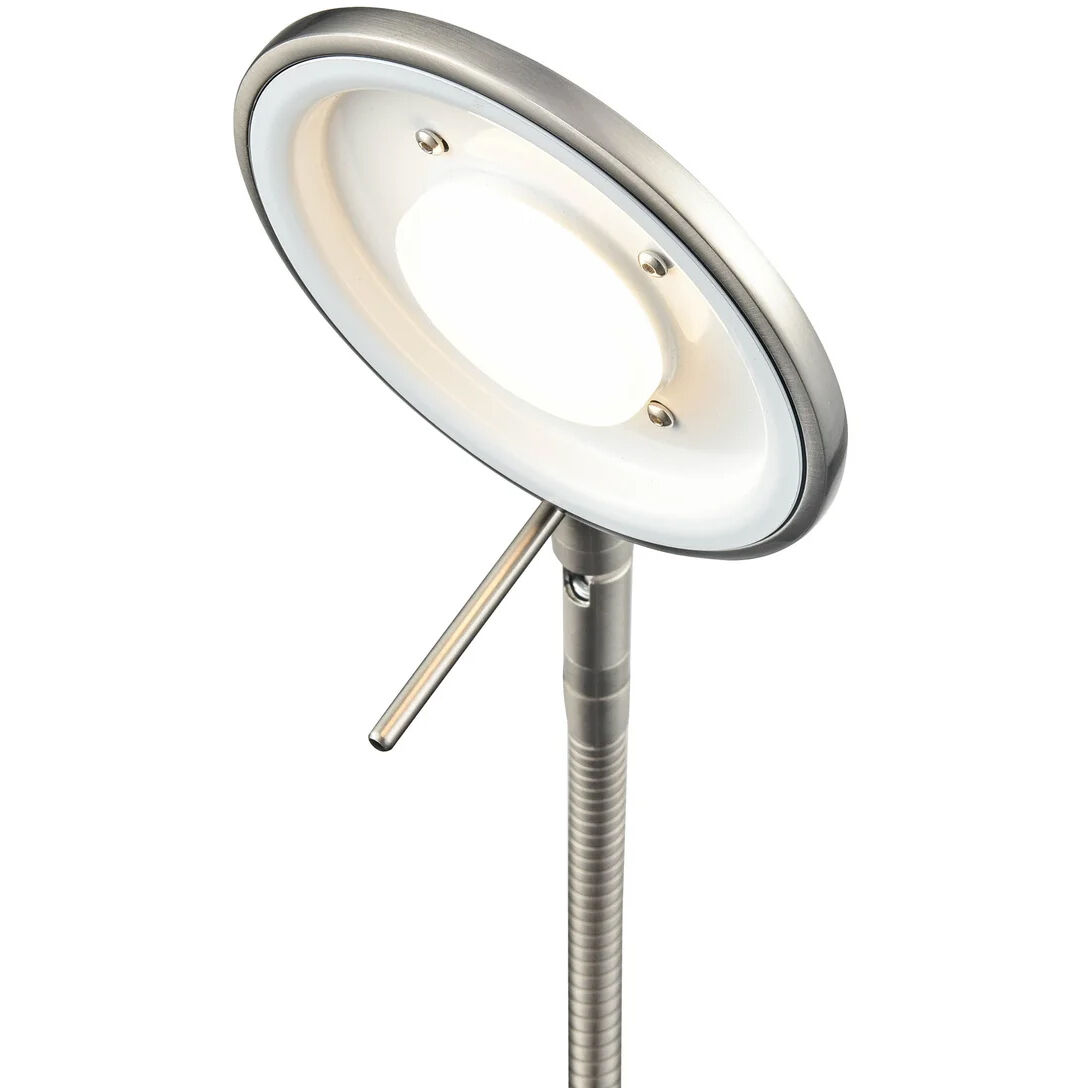 Dessau Flex 18 inch 13.00 watt Satin Nickel Desk Lamp Portable Light