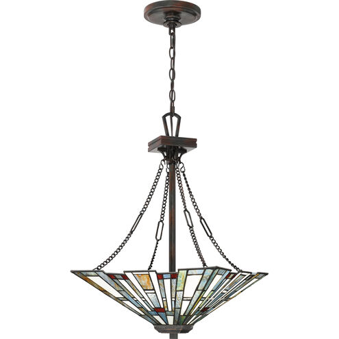 Maybeck 3 Light 17 inch Valiant Bronze Pendant Ceiling Light