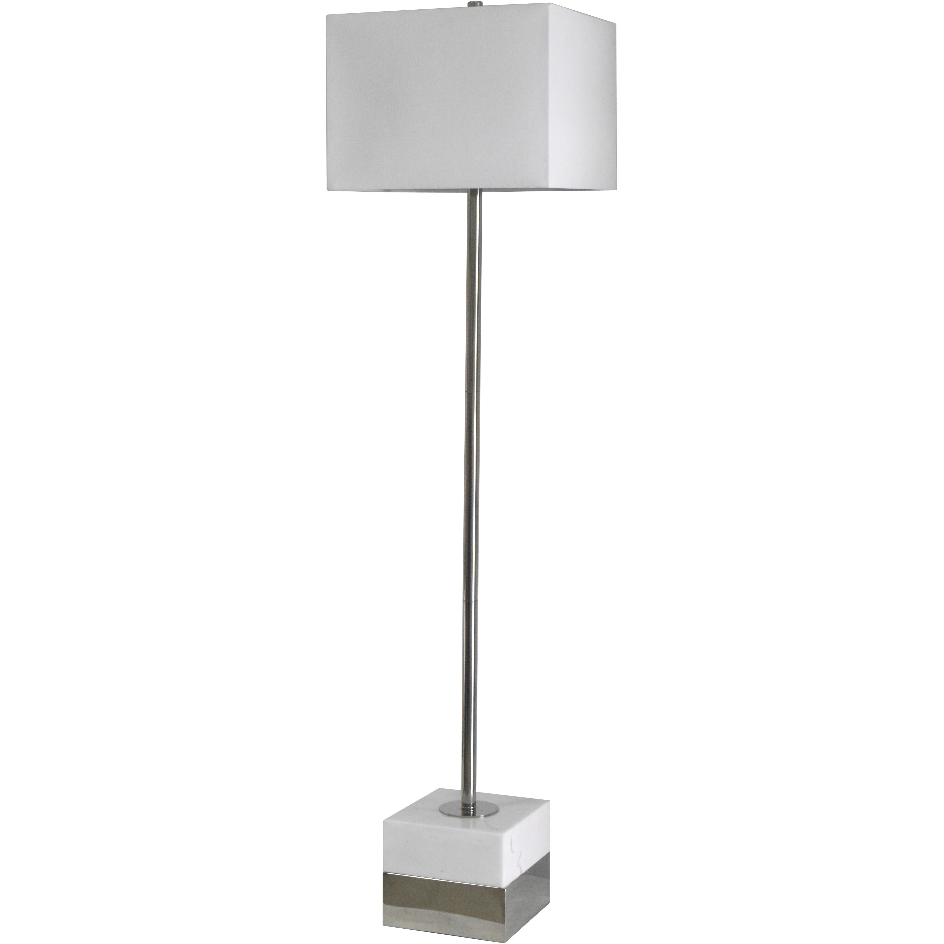 Canada 60 inch 100.00 watt Polished Nickel Floor Lamp Portable Light