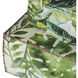 Botanical 7.1 X 2.7 inch Green and White Book Box, Set of 2