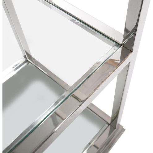 Carter 75 X 18 inch Silver Etagere