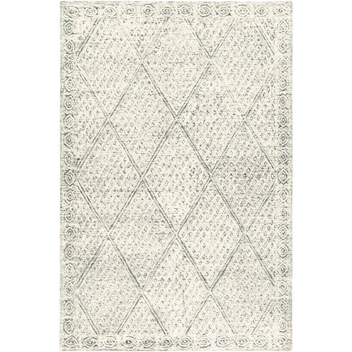 Ellen 36 X 24 inch Navy/Ice Blue/Cream Rugs
