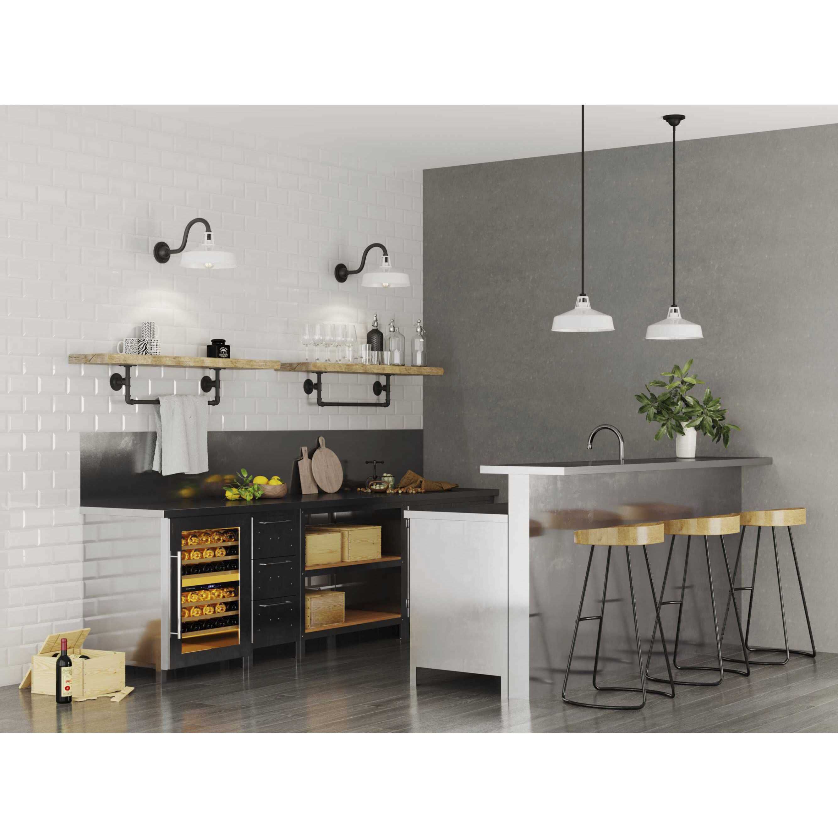 Cedar Springs 1 Light 11 inch White Outdoor Wall Lantern, Extra Large