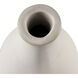 Faye 14 X 4 inch Vase in White