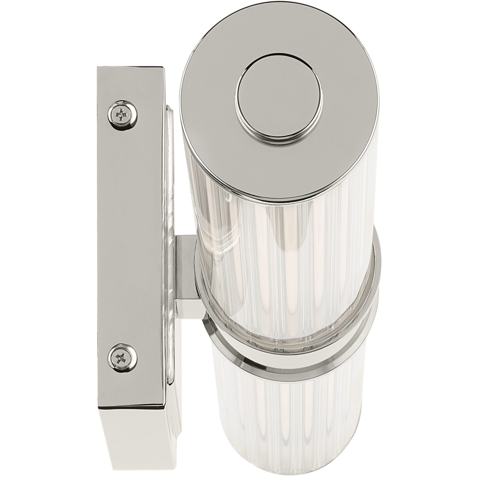 Laurene LED 18.5 inch Polished Nickel Linear Bath Bar Wall Light, Small