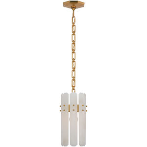 AERIN Bonnington 1 Light 7.25 inch Hand-Rubbed Antique Brass Pendant Ceiling Light, Small