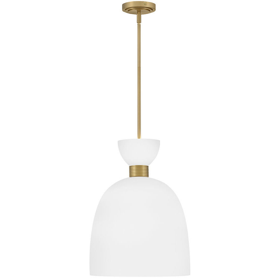 Lisa McDennon Tallulah 3 Light 14 inch Lacquered Brass Pendant Ceiling Light