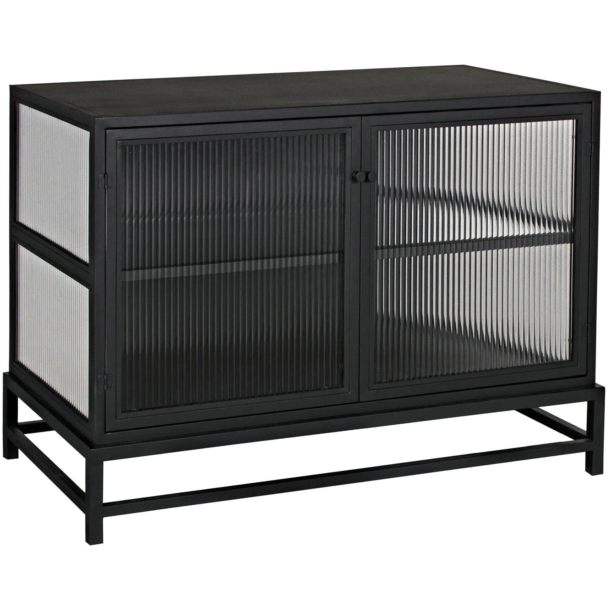 Chandler 41 X 19.5 inch Matte Black Sideboard, 2 Door