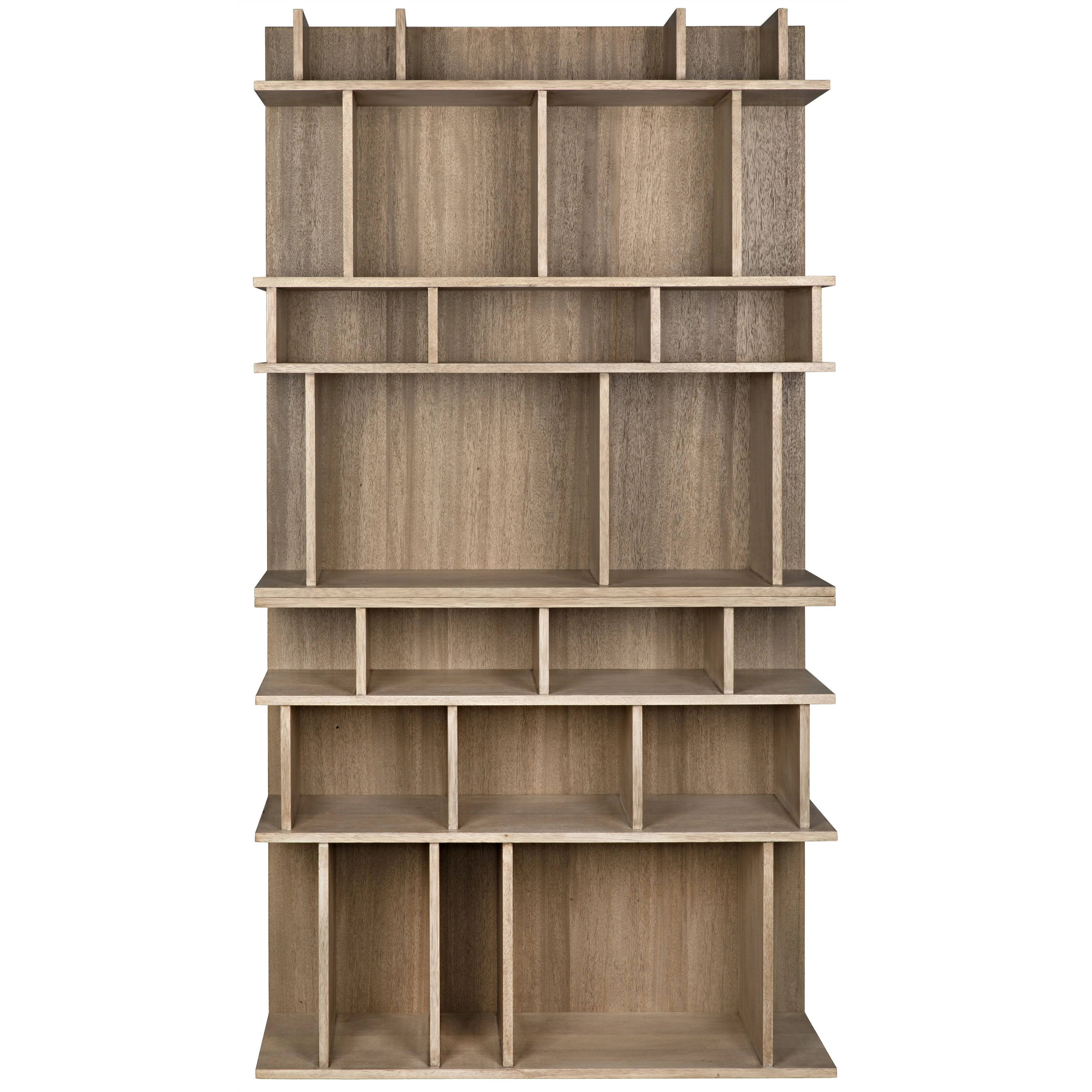 Rashi Washed Walnut Bookcase