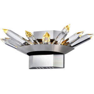Arctic Queen LED 12 inch Polished Nickel Wall Light