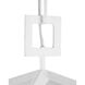 Denison 4 Light 26 inch Gesso White Chandelier Ceiling Light, Large