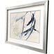 Indigo Markings Blue and Beige and Gray Framed Art, Propac