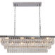 Canada 6 Light 37.9 inch Chrome Chandelier Ceiling Light