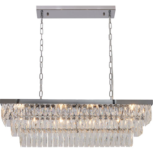 Canada 6 Light 37.9 inch Chrome Chandelier Ceiling Light