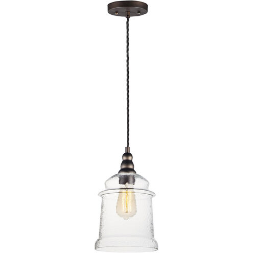 Revival 1 Light 8 inch Oil Rubbed Bronze Mini Pendant Ceiling Light