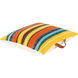 Toluca 26 X 26 inch Beige/Bright Yellow/Bright Orange/Aqua/Black/White Pillow Kit, Square