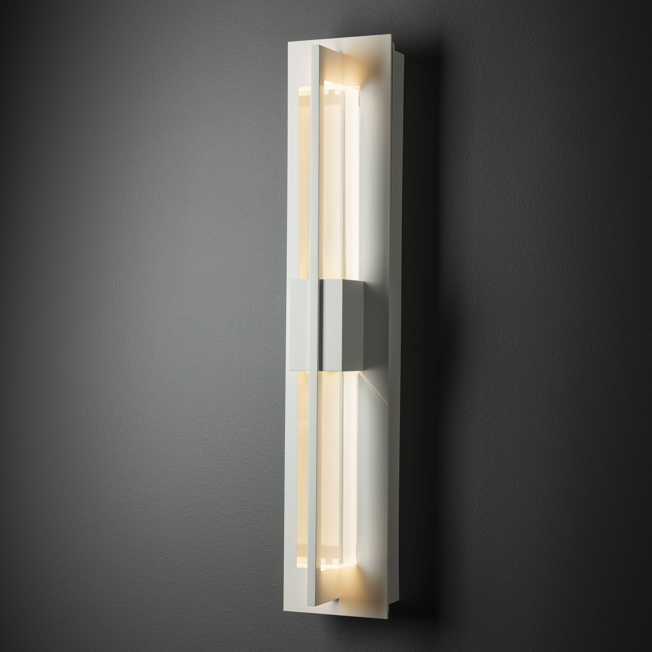 Axis LED 23.5 inch Coastal White Outdoor Sconce, Small - Open Box