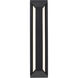 Fulton LED 18 inch Black Outdoor Sconce