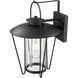 Stockwell 1 Light 14.25 inch Matte Black Exterior Wall Mount